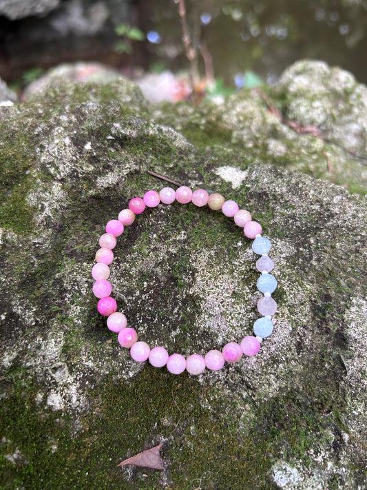 Dainty Pearls & Amethyst