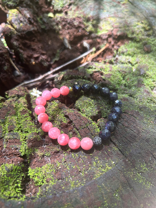 Berry Inspired Beaded Bracelet